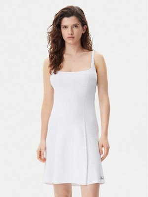 Calvin Klein Jeans - Sukienka rozkloszowana na lato ze sklepu: MODIVO w kategorii: Sukienki - zdjęcie WP-EBWP-BKLVO-LN0_0000304654916