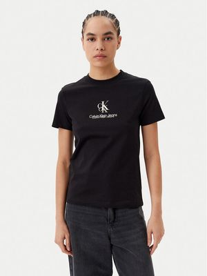 Calvin Klein Jeans - Bluzka damska ze sklepu: MODIVO w kategorii: Bluzki damskie - zdjęcie WP-EBWP-BKLVO-LN0_0000304655616