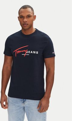 Tommy Jeans - T-shirt męski letni ze sklepu: MODIVO w kategorii: T-shirty męskie - zdjęcie WP-EBWP-BKLVO-LN0_0000304659881