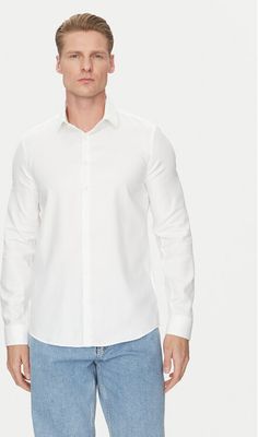 Koszula męska wiosenna Calvin Klein ze sklepu: MODIVO w kategorii: Koszule męskie - zdjęcie WP-EBWP-BKLVO-LN0_0000304662447