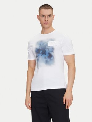 T-shirt męski letni Calvin Klein ze sklepu: MODIVO w kategorii: T-shirty męskie - zdjęcie WP-EBWP-BKLVO-LN0_0000304663192