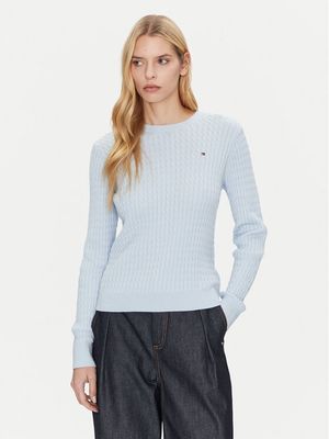 Sweter damski casualowy zimowy Tommy Hilfiger ze sklepu: MODIVO w kategorii: Swetry damskie - zdjęcie WP-EBWP-BKLVO-LN0_0000304674433
