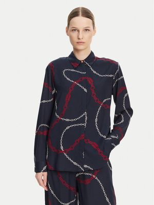 Koszula damska jesienna casual Tommy Hilfiger ze sklepu: MODIVO w kategorii: Koszule damskie - zdjęcie WP-EBWP-BKLVO-LN0_0000304677588