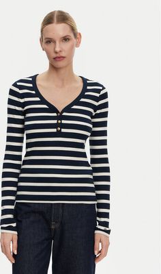 Bluzka damska wiosenna Tommy Hilfiger ze sklepu: MODIVO w kategorii: Bluzki damskie - zdjęcie WP-EBWP-BKLVO-LN0_0000304678394