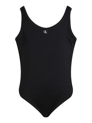 Calvin Klein Swimwear - Strój kąpielowy casual gładki ze sklepu: MODIVO w kategorii: Stroje kąpielowe - zdjęcie WP-EBWP-BKLVO-LN0_0000304678592