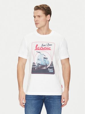 T-shirt męski letni JOOP! Jeans ze sklepu: MODIVO w kategorii: T-shirty męskie - zdjęcie WP-EBWP-BKLVO-LN0_0000304687884