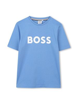 T-shirt chłopięce na lato BOSS ze sklepu: MODIVO w kategorii: T-shirty chłopięce - zdjęcie WP-EBWP-BKLVO-LN0_0000304691157