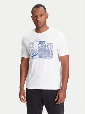 T-shirt męski na lato United Colors Of Benetton ze sklepu: MODIVO w kategorii: T-shirty męskie - zdjęcie WP-EBWP-BKLVO-LN0_0000304713408