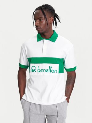 T-shirt męski na lato United Colors Of Benetton ze sklepu: MODIVO w kategorii: T-shirty męskie - zdjęcie WP-EBWP-BKLVO-LN0_0000304713491