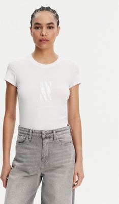 Bluzka damska na wiosnę Armani Exchange ze sklepu: MODIVO w kategorii: Bluzki damskie - zdjęcie WP-EBWP-BKLVO-LN0_0000304717369