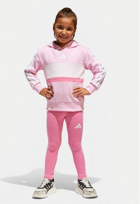 adidas - Komplet dziewczęcy w sportowym stylu ze sklepu: MODIVO w kategorii: Komplety dziewczęce - zdjęcie WP-EBWP-BKLVO-LN0_0000304733475