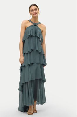 Sukienka elegancka Vero Moda ze sklepu: MODIVO w kategorii: Sukienki - zdjęcie WP-EBWP-BKLVO-LN0_0000304738531
