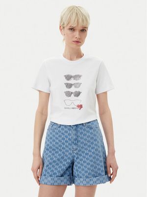 Bluzka damska Karl Lagerfeld ze sklepu: MODIVO w kategorii: Bluzki damskie - zdjęcie WP-EBWP-BKLVO-LN0_0000304770500