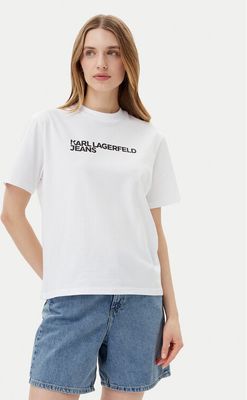 Bluzka damska na wiosnę Karl Lagerfeld Jeans ze sklepu: MODIVO w kategorii: Bluzki damskie - zdjęcie WP-EBWP-BKLVO-LN0_0000304770982