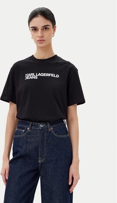 Bluzka damska wiosenna Karl Lagerfeld Jeans ze sklepu: MODIVO w kategorii: Bluzki damskie - zdjęcie WP-EBWP-BKLVO-LN0_0000304770999
