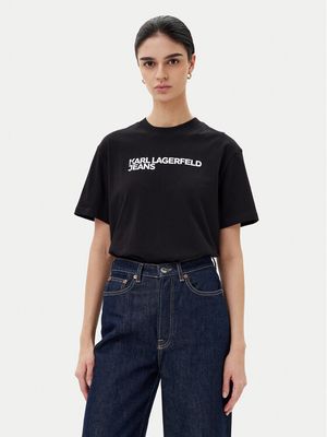 Bluzka damska wiosenna Karl Lagerfeld Jeans ze sklepu: MODIVO w kategorii: Bluzki damskie - zdjęcie WP-EBWP-BKLVO-LN0_0000304770999
