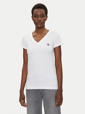 Bluzka damska wiosenna Karl Lagerfeld Jeans ze sklepu: MODIVO w kategorii: Bluzki damskie - zdjęcie WP-EBWP-BKLVO-LN0_0000304771019