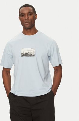T-shirt męski w stylu młodzieżowym Jack & Jones ze sklepu: MODIVO w kategorii: T-shirty męskie - zdjęcie WP-EBWP-BKLVO-LN0_0000304780363