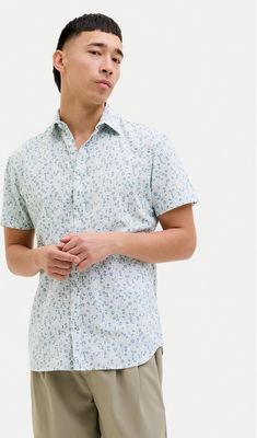 Koszula męska na wiosnę młodzieżowa Jack & Jones ze sklepu: MODIVO w kategorii: Koszule męskie - zdjęcie WP-EBWP-BKLVO-LN0_0000304780790