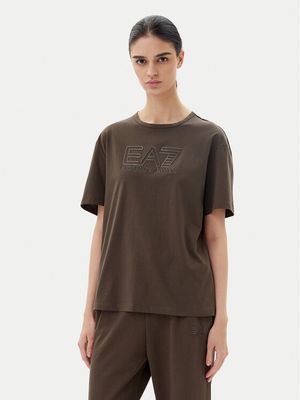 Bluzka damska z napisami EA7 Emporio Armani ze sklepu: MODIVO w kategorii: Bluzki damskie - zdjęcie WP-EBWP-BKLVO-LN0_0000304788895