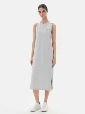 Sukienka bez wzorów casual EA7 Emporio Armani ze sklepu: MODIVO w kategorii: Sukienki - zdjęcie WP-EBWP-BKLVO-LN0_0000304789168