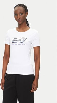 Bluzka damska na lato EA7 Emporio Armani ze sklepu: MODIVO w kategorii: Bluzki damskie - zdjęcie WP-EBWP-BKLVO-LN0_0000304789878