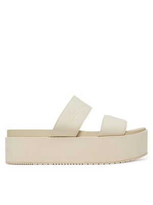 Klapki damskie wiosenne casual Calvin Klein Jeans ze sklepu: MODIVO w kategorii: Klapki damskie - zdjęcie WP-EBWP-BKLVO-LN0_0000304829161