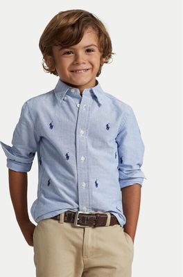 Koszula chłopięca Polo Ralph Lauren ze sklepu: MODIVO w kategorii: Koszule chłopięce - zdjęcie WP-EBWP-BKLVO-LN0_0000304842085