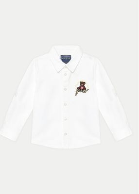 Guess - Koszula chłopięca ze sklepu: MODIVO w kategorii: Koszule chłopięce - zdjęcie WP-EBWP-BKLVO-LN0_0000304856150