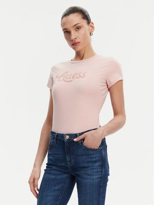 Guess - Bluzka damska na wiosnę młodzieżowa ze sklepu: MODIVO w kategorii: Bluzki damskie - zdjęcie WP-EBWP-BKLVO-LN0_0000304861796