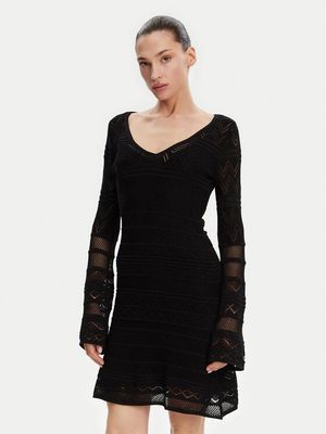 Sukienka jesienna Guess ze sklepu: MODIVO w kategorii: Sukienki - zdjęcie WP-EBWP-BKLVO-LN0_0000304862182