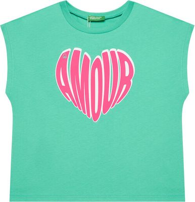 Bluzka dziewczęca zimowa United Colors Of Benetton ze sklepu: MODIVO w kategorii: Bluzki dziewczęce - zdjęcie WP-EBWP-BKLVO-LN0_0000304876806