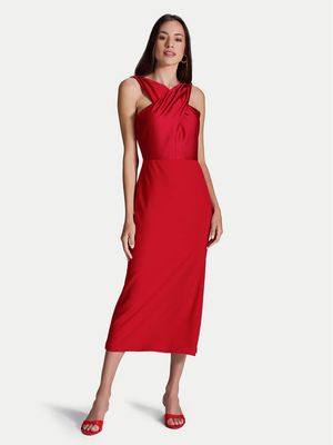 Sukienka elegancka na wiosnę Swing ze sklepu: MODIVO w kategorii: Sukienki - zdjęcie WP-EBWP-BKLVO-LN0_0000304893353