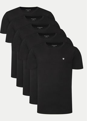 T-shirt męski na lato Jack & Jones ze sklepu: MODIVO w kategorii: T-shirty męskie - zdjęcie WP-EBWP-BKLVO-LN0_0000304907883