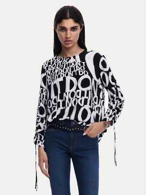 Bluzka damska na wiosnę Desigual ze sklepu: MODIVO w kategorii: Bluzki damskie - zdjęcie WP-EBWP-BKLVO-LN0_0000304937552