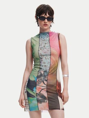 Sukienka casual Desigual ze sklepu: MODIVO w kategorii: Sukienki - zdjęcie WP-EBWP-BKLVO-LN0_0000304939686