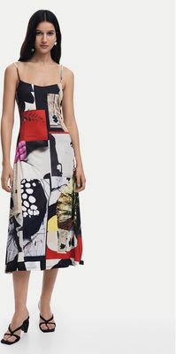 Sukienka Desigual ze sklepu: MODIVO w kategorii: Sukienki - zdjęcie WP-EBWP-BKLVO-LN0_0000304939846