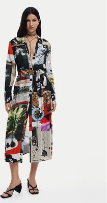 Sukienka Desigual ze sklepu: MODIVO w kategorii: Sukienki - zdjęcie WP-EBWP-BKLVO-LN0_0000304939952