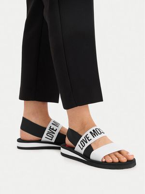 Sandały damskie na lato Love Moschino ze sklepu: MODIVO w kategorii: Sandały damskie - zdjęcie WP-EBWP-BKLVO-LN0_0000304970276