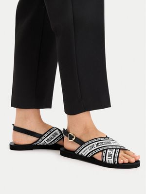 Sandały damskie na lato Love Moschino ze sklepu: MODIVO w kategorii: Sandały damskie - zdjęcie WP-EBWP-BKLVO-LN0_0000304970320