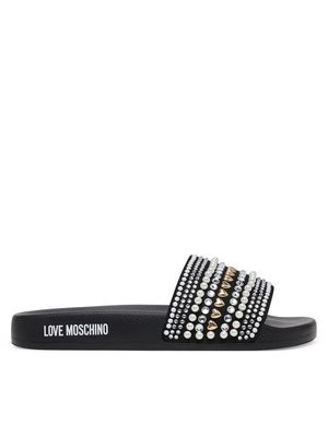 Klapki damskie Love Moschino ze sklepu: MODIVO w kategorii: Klapki damskie - zdjęcie WP-EBWP-BKLVO-LN0_0000304970665