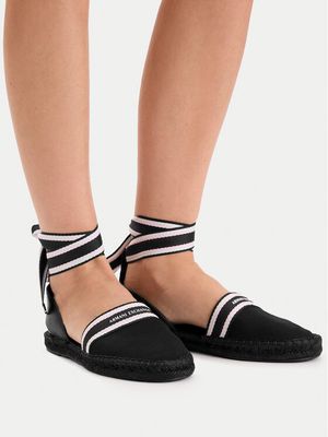 Espadryle damskie na lato Armani Exchange ze sklepu: MODIVO w kategorii: Espadryle damskie - zdjęcie WP-EBWP-BKLVO-LN0_0000304984259