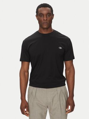 T-shirt męski klasyczny casual Liu Jo ze sklepu: MODIVO w kategorii: T-shirty męskie - zdjęcie WP-EBWP-BKLVO-LN0_0000304988479