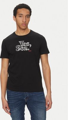 T-shirt męski w stylu klasycznym Liu Jo ze sklepu: MODIVO w kategorii: T-shirty męskie - zdjęcie WP-EBWP-BKLVO-LN0_0000304988561