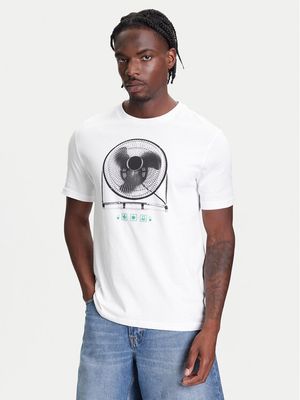 T-shirt męski na lato United Colors Of Benetton ze sklepu: MODIVO w kategorii: T-shirty męskie - zdjęcie WP-EBWP-BKLVO-LN0_0000304992124