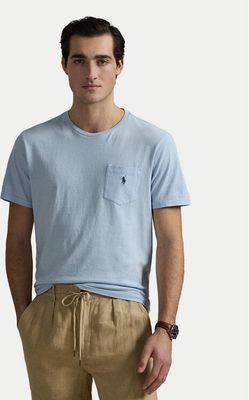 T-shirt męski w stylu klasycznym Polo Ralph Lauren ze sklepu: MODIVO w kategorii: T-shirty męskie - zdjęcie WP-EBWP-BKLVO-LN0_0000305000101