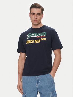 T-shirt męski na lato Schott NYC ze sklepu: MODIVO w kategorii: T-shirty męskie - zdjęcie WP-EBWP-BKLVO-LN0_0000305018915