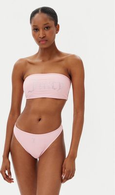 Strój kąpielowy gładki Juicy Couture ze sklepu: MODIVO w kategorii: Stroje kąpielowe - zdjęcie WP-EBWP-BKLVO-LN0_0000305033253
