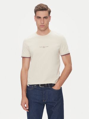 T-shirt męski casual Tommy Hilfiger ze sklepu: MODIVO w kategorii: T-shirty męskie - zdjęcie WP-EBWP-BKLVO-LN0_0000305036308