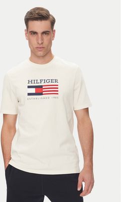 T-shirt męski klasyczny Tommy Hilfiger ze sklepu: MODIVO w kategorii: T-shirty męskie - zdjęcie WP-EBWP-BKLVO-LN0_0000305036452